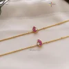 Mango Design Kemp Stone Anklets