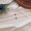 Lotus Design Jadua Stone Anklets