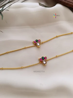 Lotus Design Jadua Stone Anklets