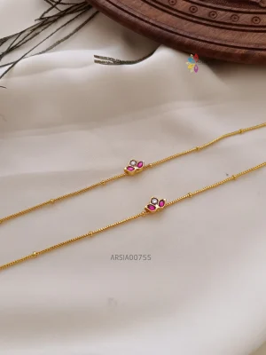 Simple Kemp Stone Anklets