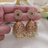 Bridal AD Stone Jhumkas