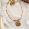 Simple Chain Lakshmi Pendant Necklace