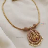 Simple Chain Lakshmi Pendant Necklace