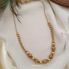 Antique Gold Ball Necklace