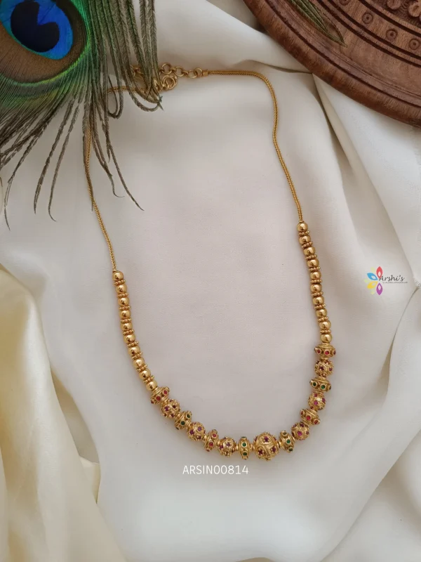 Gold Look Like Gold Ball Necklace
