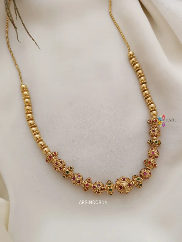 Gold Look Like Gold Ball Necklace