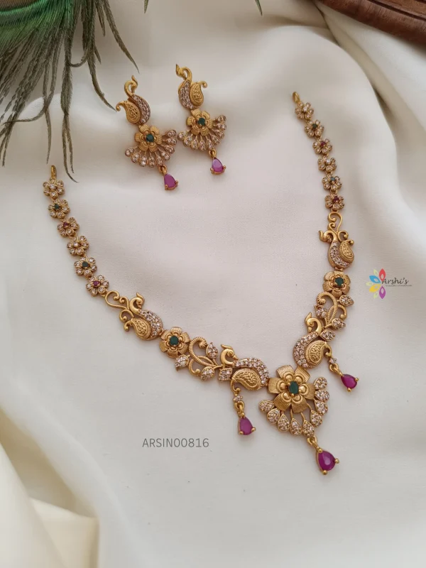 Trendy Peacock Necklace