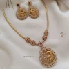 Peacock Design Pendant Necklace