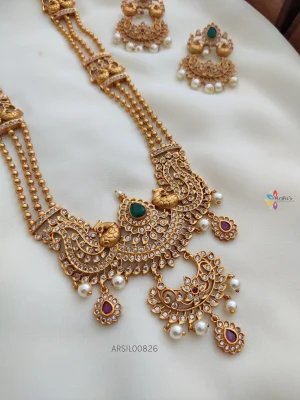 Three Layer Gold Ball Long Haram