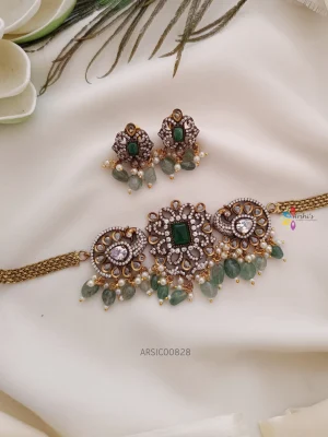 Peacock Design Victorian Choker