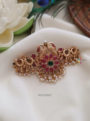 Antique Peacock Hair Clip