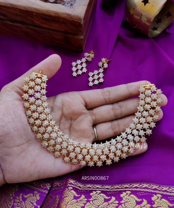 Diamond Alike Four Layer Necklace