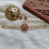 Three Pearl Layer Choker