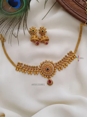 Trendy Peacock Design Choker