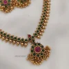 Trendy Green Stone Necklace