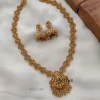 Peacock Design Chain Lakshmi Pendant Haram