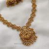 Peacock Design Chain Lakshmi Pendant Haram
