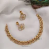 Lotus Design AD Stone Necklace
