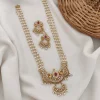 Three Layer Pearl with Peacock Pendant Haram