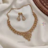 Trendy AD White Stone Necklace