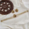 Three Layer Pearl Peacock choker