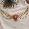 Traditional Temple with Rice Pearl Choti Hair Accessorie