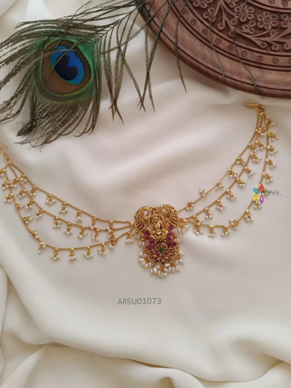 Lakshmi with Peacock Design Choti Hair Accessorie