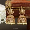 Attractive AD Stone Bridal Jhumka