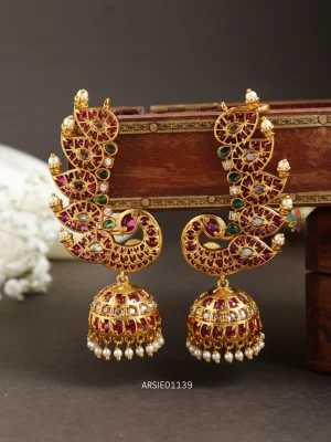 Bridal Mango Design Ear Cuffs