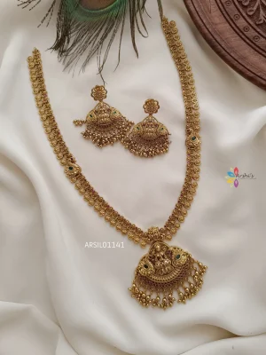 Traditional Lakshmi Pendant Long Haram