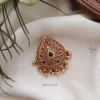 Kemp Stone with Gold Bead Hair Accessory