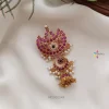 Kemp Stone Jhumka Hangging Hair Accessory