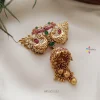 Dual Peacock Design Butta Hanging Hair accessory