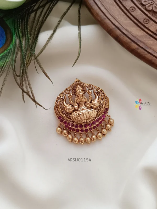 Temple Gold Beads Hair Accessory