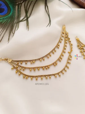 Three Layer Gold Beads Mattal