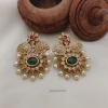 Beautiful Green Stone Ear Studs