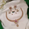 Bridal Diamond Alike Stone Changeable Necklace