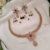 Bridal Diamond Alike Stone Changeable Necklace