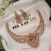 Grand Diamond Alike Stone Changeable Necklace