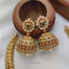 AD Stone Pendant Kante Necklace