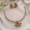 Peacock Pendant Hasli Tube Necklace