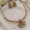 Peacock Pendant Hasli Tube Necklace