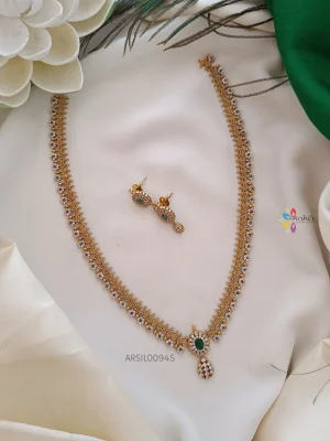Elegant Flower with Stones Haram
