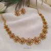 Gorgeous Flower with AD Stone Necklace