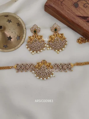 Trendy AD Peacock Choker