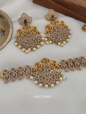 Trendy AD Peacock Choker