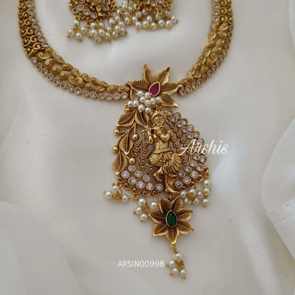 Grand Krishna Pendant Necklace