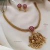 Peacock with Lakshmu Pendant Necklace