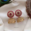 Beautiful flower design jumka