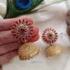 Beautiful flower design jumka